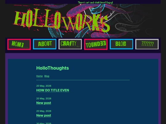 blog screenshot