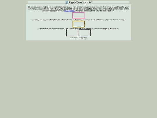 templates screenshot