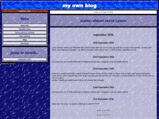 blog screenshot