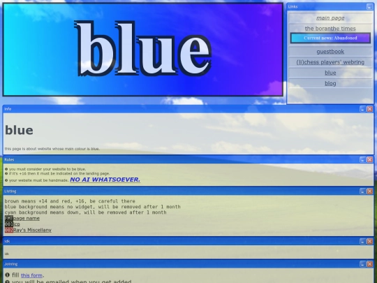 blue screenshot