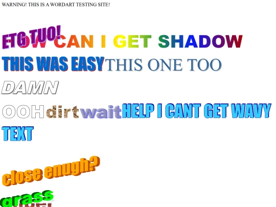 wordart screenshot