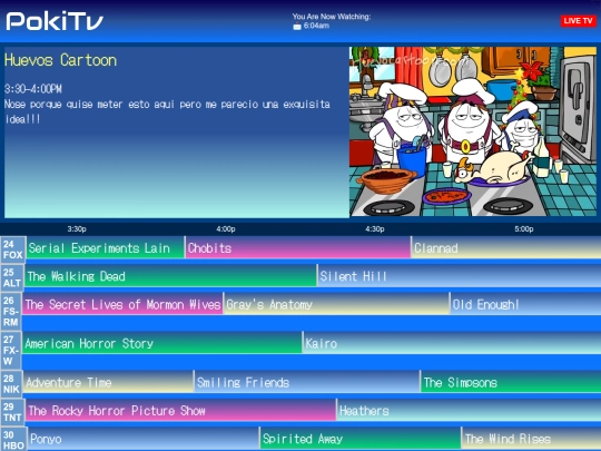tvguide/tvguide-Huevoscartoon screenshot