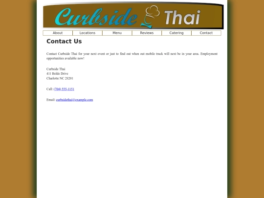 Curbside Thai/ctContactUs screenshot