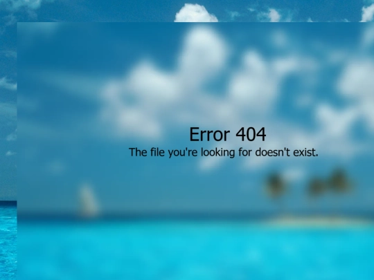 not_found screenshot