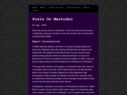 posts/2023-01-29-Posts-On-Mastodon screenshot