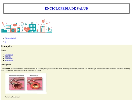 B/BRONQUITIS/bronquitis screenshot