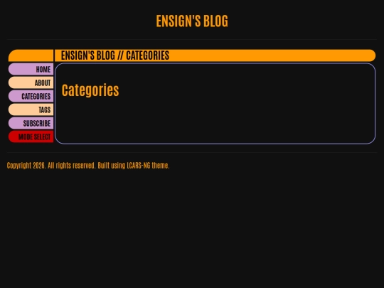 categories screenshot