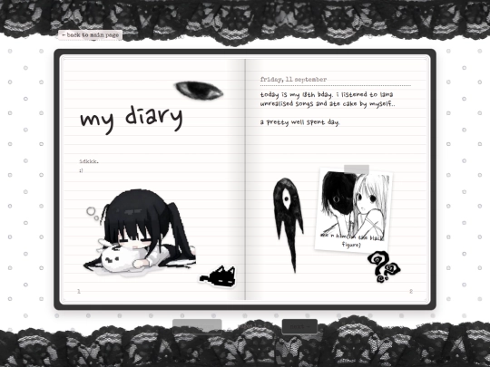 diary screenshot