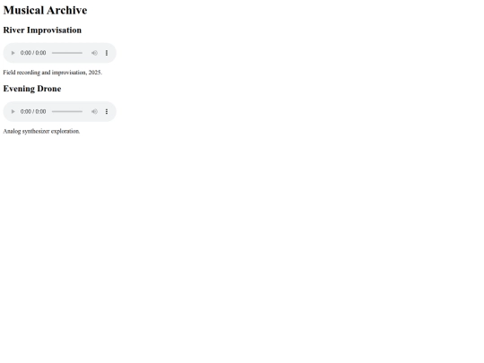 archive screenshot
