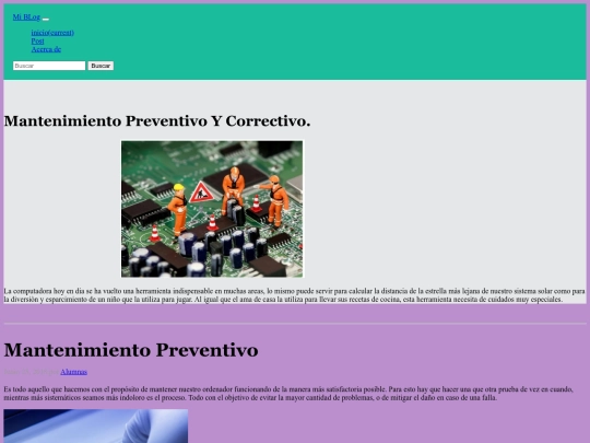 BLOG screenshot