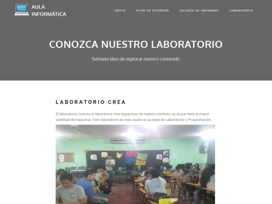 laboratorio screenshot
