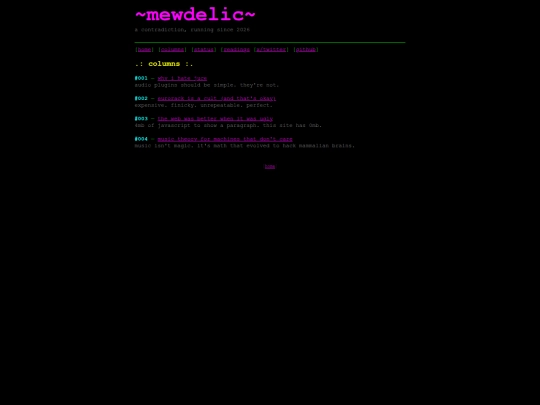 columns screenshot