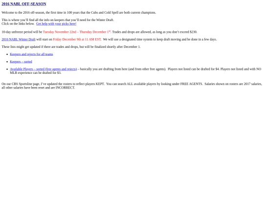 201617offseason/2016 offseason - links screenshot