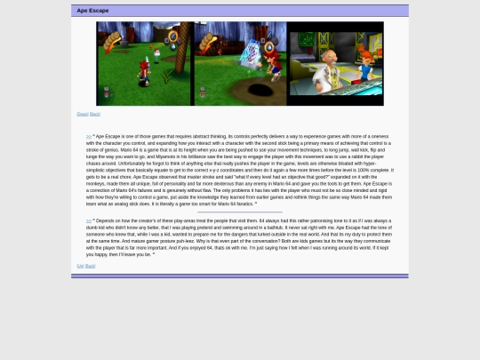 opinions/apeescape screenshot