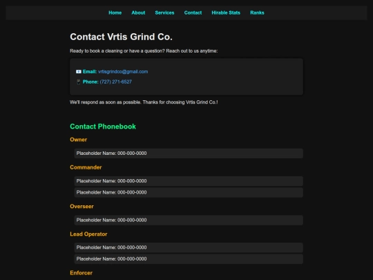 contact screenshot