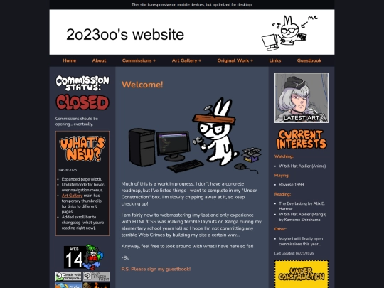 index screenshot