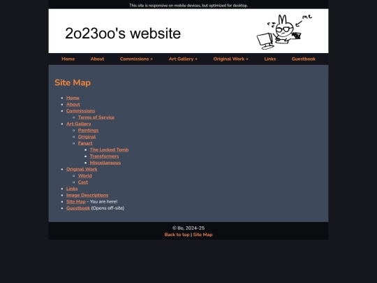 sitemap screenshot