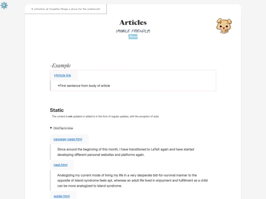 index screenshot