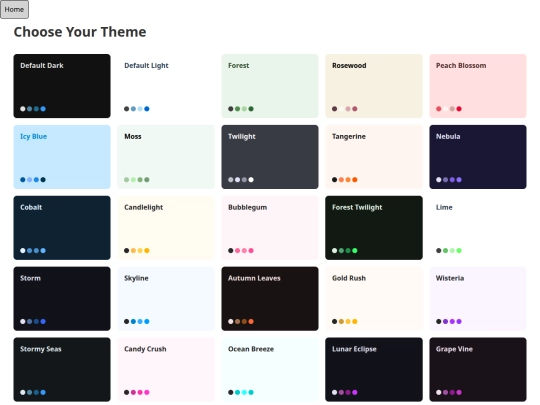 theme-selector screenshot