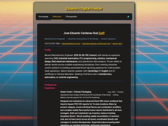 cv screenshot