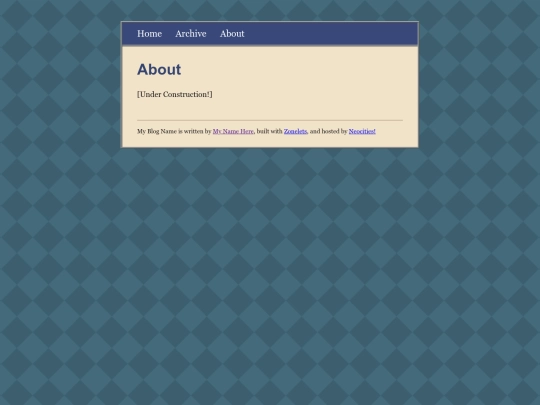blog/about screenshot