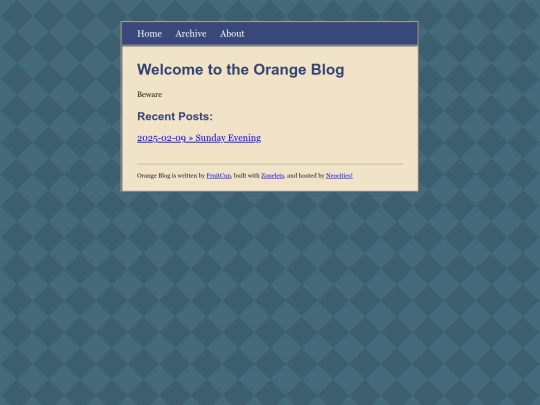 blog screenshot