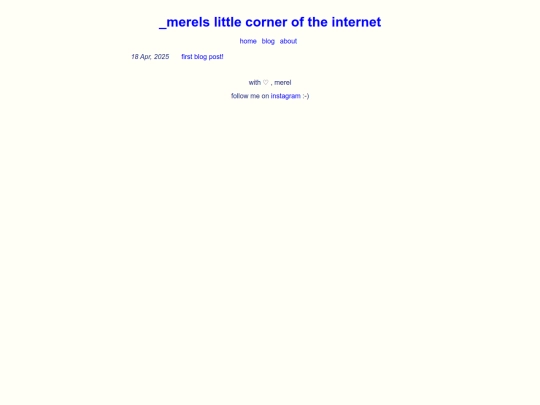 blog screenshot