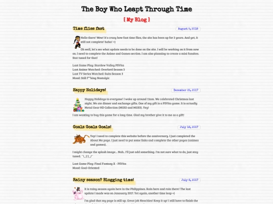 blog screenshot