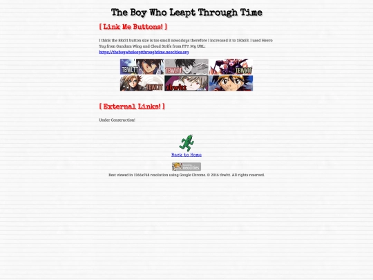 links screenshot