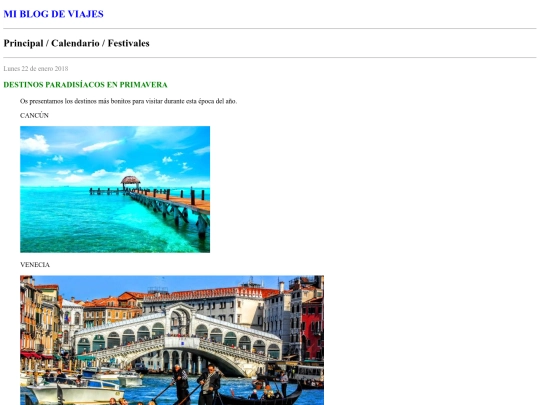 miblog screenshot