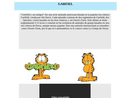 web90s/webs_adjuntas/garfield screenshot