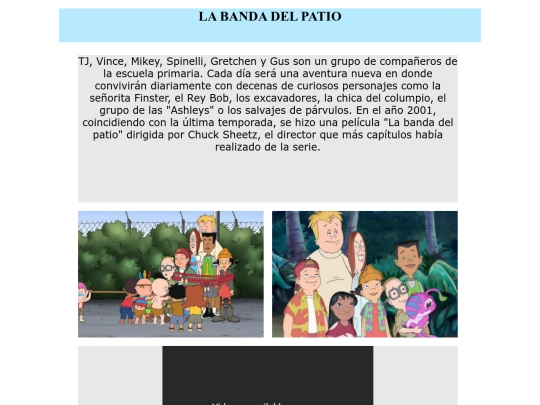 web90s/webs_adjuntas/labandadelpatio screenshot