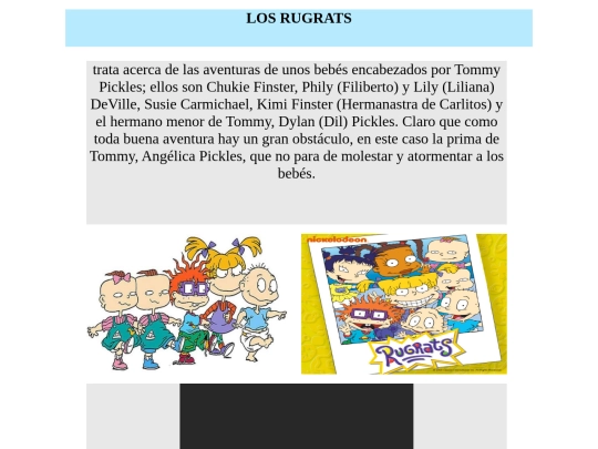 web90s/webs_adjuntas/losrugrats screenshot
