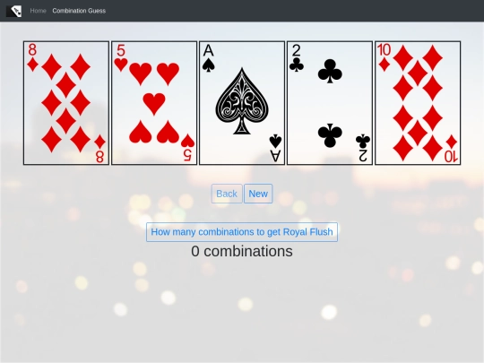 combinationGuess screenshot