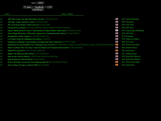 gamecolle/books screenshot