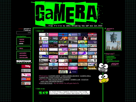 links screenshot