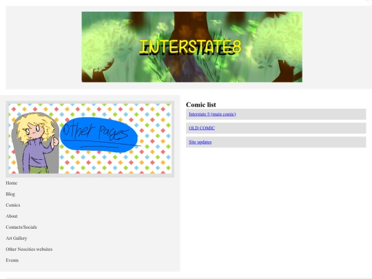 Homepage screenshot