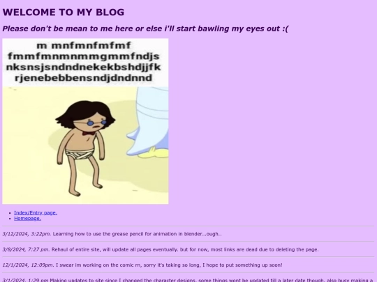 blog screenshot