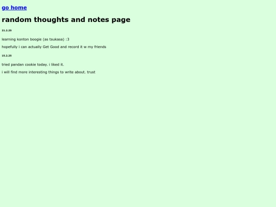 randomthoughts screenshot