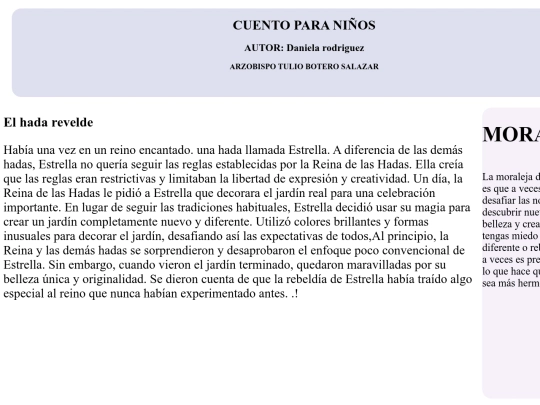 cuento screenshot