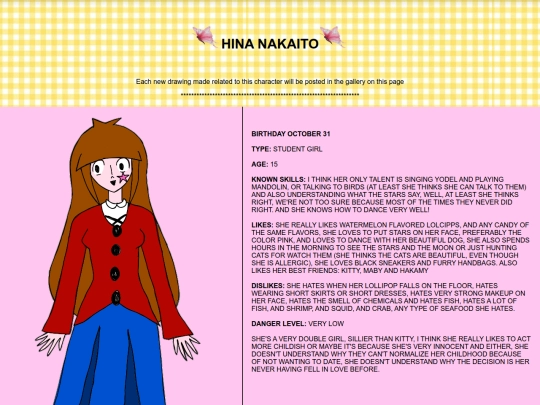 Hina screenshot
