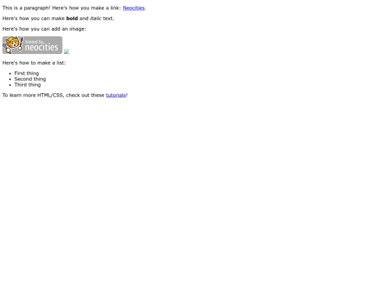 index screenshot