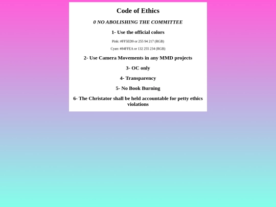 ethics screenshot