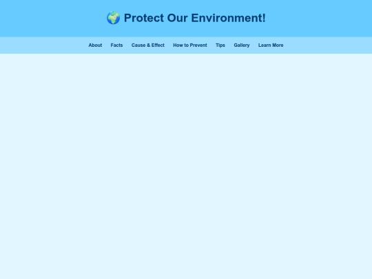 Environment.html/Environmental screenshot