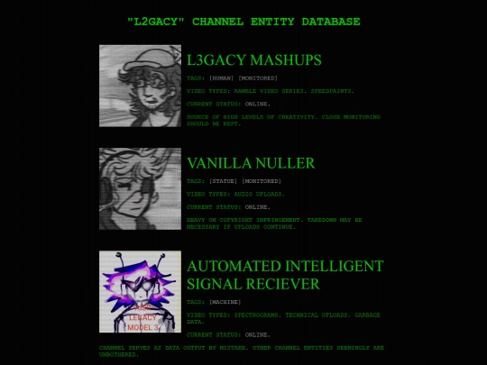 nisc/l2gacy screenshot
