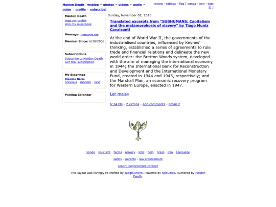 blogarchive screenshot