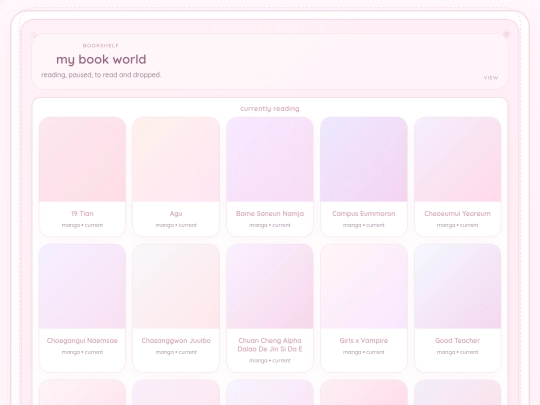 bookshelf screenshot
