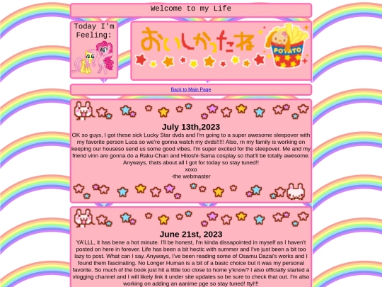 blog screenshot