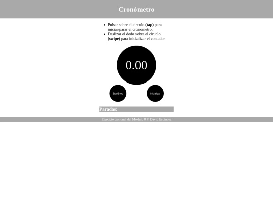 modulo8op/cronometro screenshot