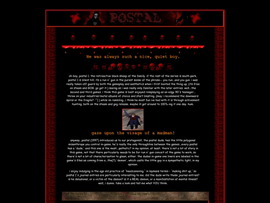 gameshrines/postal screenshot